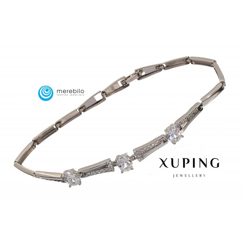 Bransoletka rodowana - Xuping - MF0648