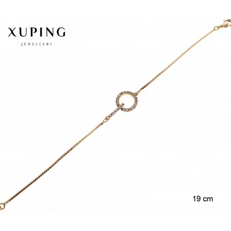 Bransoletka pozłacana 18k - Xuping - MF2648