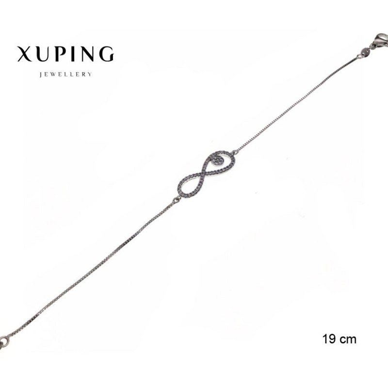 Bransoletka rodowana - Xuping - MF2646-2
