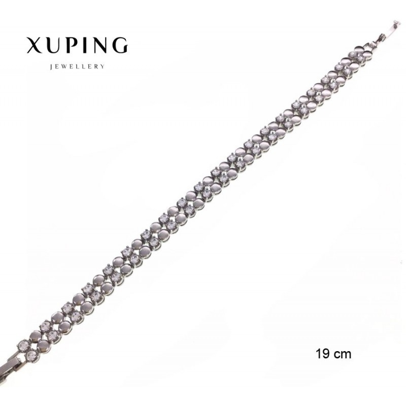 Bransoletka rodowana - Xuping - MF2645-2