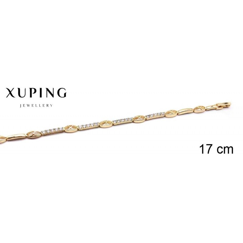 Bransoletka pozłacana 18k - Xuping - MF2283