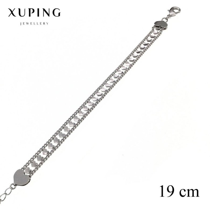 Bransoletka rodowana - Xuping - MF1242-1