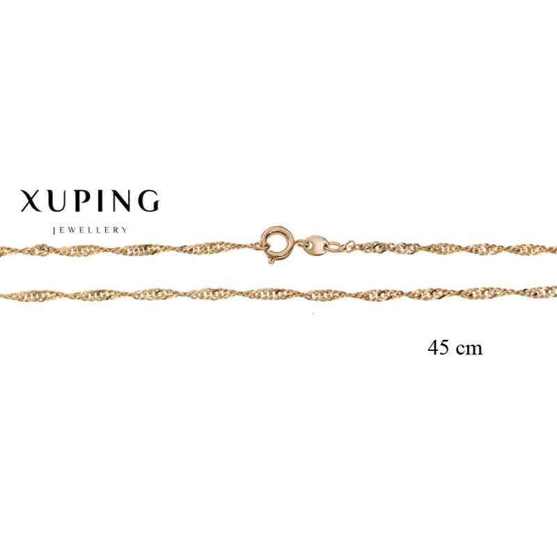 Łańcuszek pozłacany 18k Xuping - MF2762