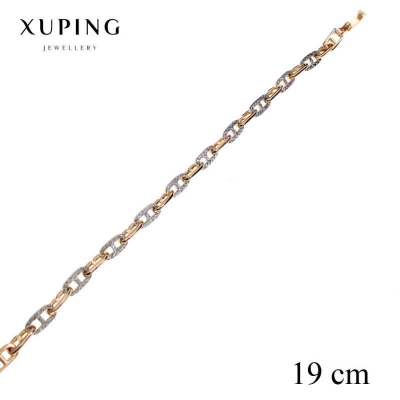 Bransoletka pozłacana 18k - Xuping - MF2770