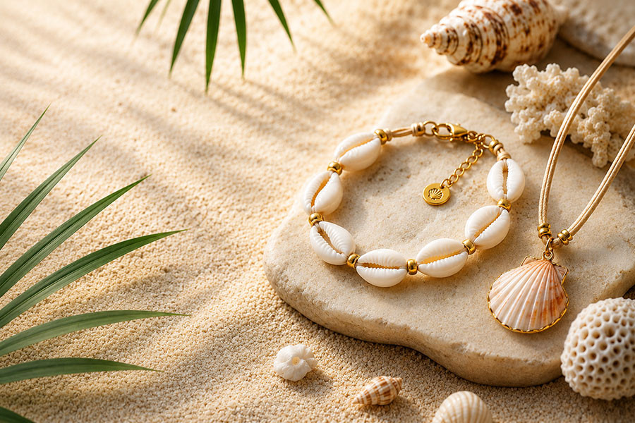Biżuteria z muszelek – wakacyjny trend inspirowany morzem i stylem boho